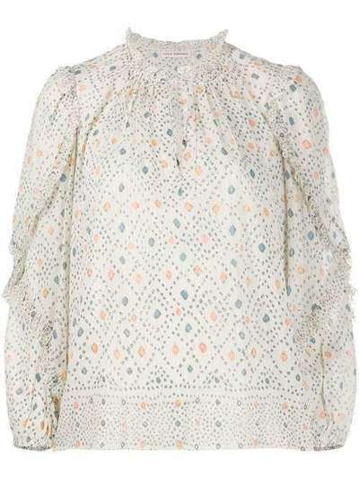 Ulla Johnson блузка Manet с геометричным узором S20SP200237