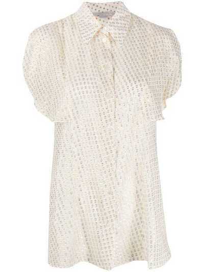 Stella McCartney блузка с жаккардовым узором 601190SOA45