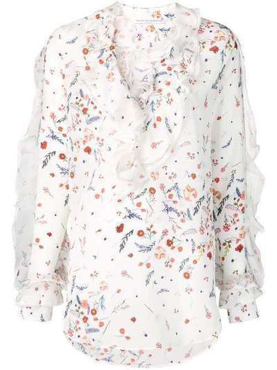 Ermanno Scervino блузка с цветочным принтом D342K344FCJ
