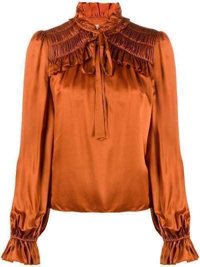 Temperley London блузка Birdie с оборками 20SBIR53379