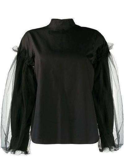 Comme Des Garçons Noir Kei Ninomiya блузка с многослойными рукавами 3EB003051