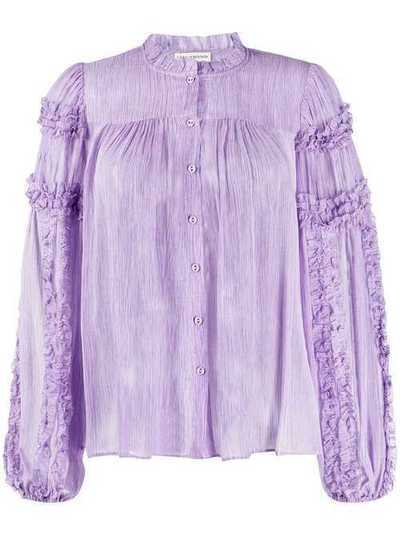 Ulla Johnson блузка Mari с жатым эффектом SP200225