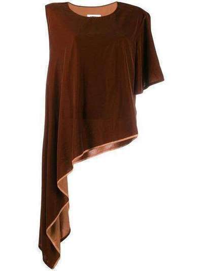 Mm6 Maison Margiela блузка с асимметричными рукавами S52NC0185S49978
