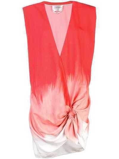 Carmen March драпированная блузка с градиентным дизайном SS19DR163922
