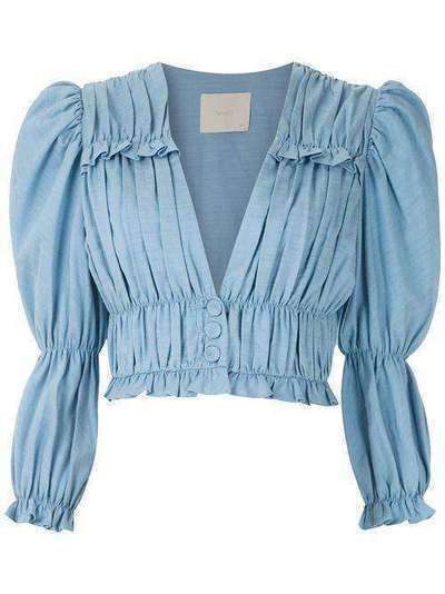 Framed Greta long-sleeved blouse 352221