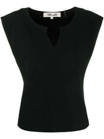 DVF Diane von Furstenberg футболка с V-образным вырезом 14346DVF