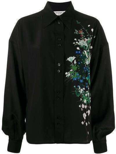 Givenchy блузка с цветочным кружевом BW60MF12NU