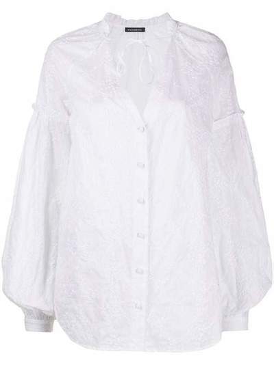 Wandering блузка оверсайз с вышивкой WGS20256GS20017