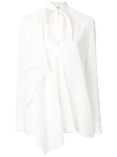 Fendi блузка с искусственным жемчугом FS6957O2R