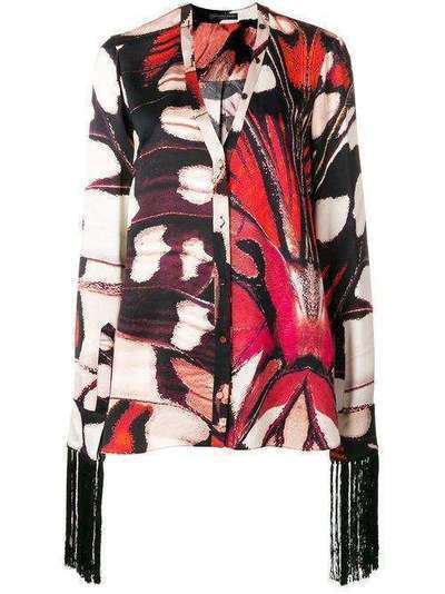 Alexander McQueen butterfly print blouse 540746QLD30