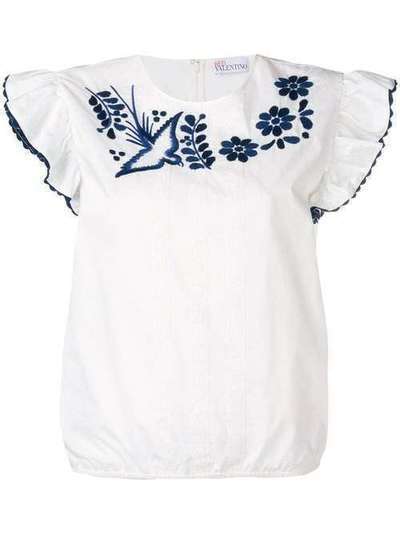 RedValentino блузка с вышивкой RR0AA00REDF