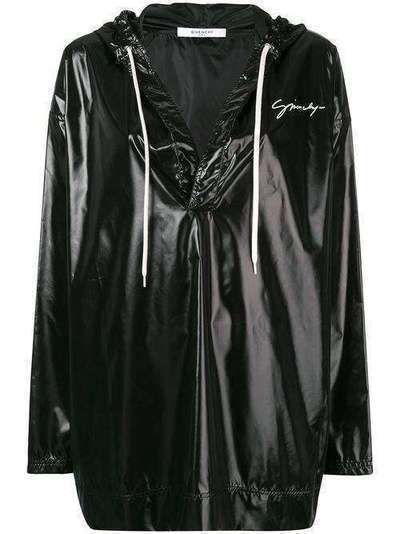 Givenchy топ свободного кроя с капюшоном и отблеском BW60E4101L
