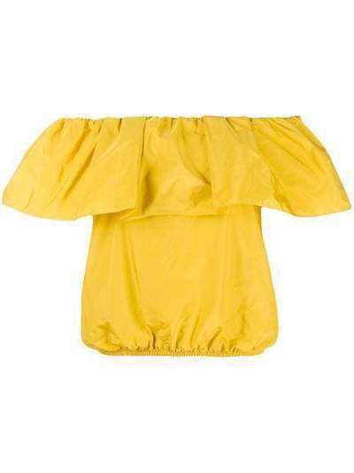 Pinko блузка с открытыми плечами и оборками 1G14TJ7922T60