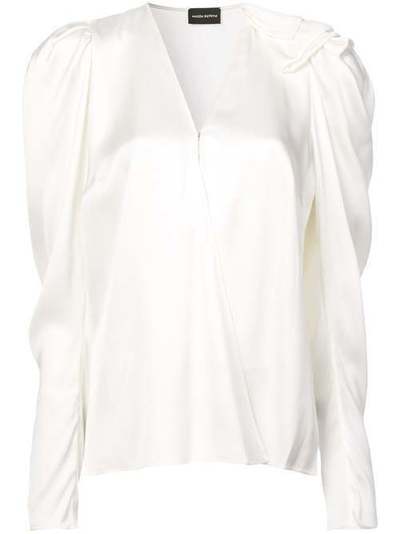 Magda Butrym блузка с V-образной горловиной 1489182307