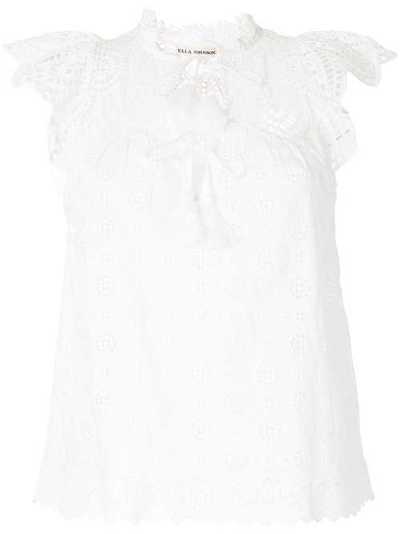 Ulla Johnson блузка Calliope с вышивкой SP200246