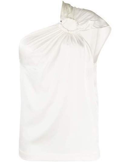 Matériel блузка на одно плечо SS20LAM17296BLWT