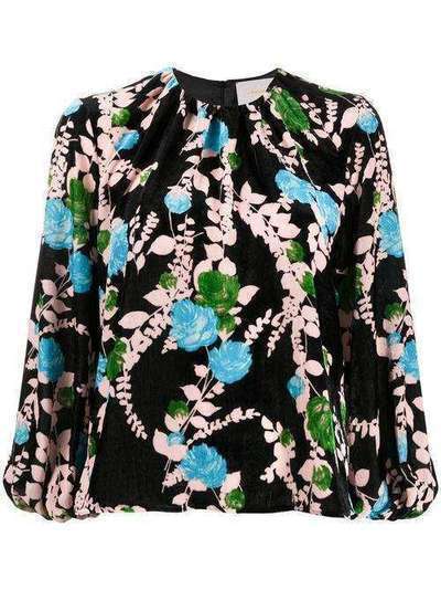 La Doublej блузка с цветочным принтом TOP0021VEL004WTR0003