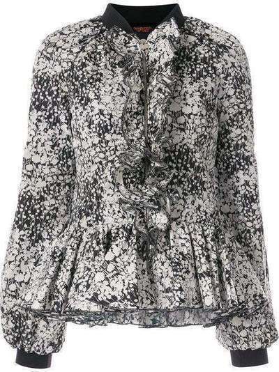 Giambattista Valli блузка на молнии с цветочным принтом 19FWSAISUCS1141PA