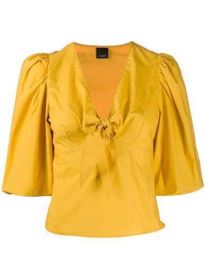 Pinko блузка с пышными рукавами три четверти 1G14WX7905H39