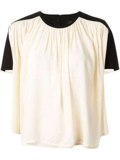 Proenza Schouler блузка с контрастными вставками и драпировкой R201401200107