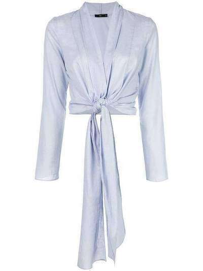 Voz long-sleeve wrap blouse 99940691