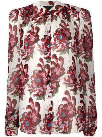 John Richmond блузка с цветочным принтом RWP20392CA