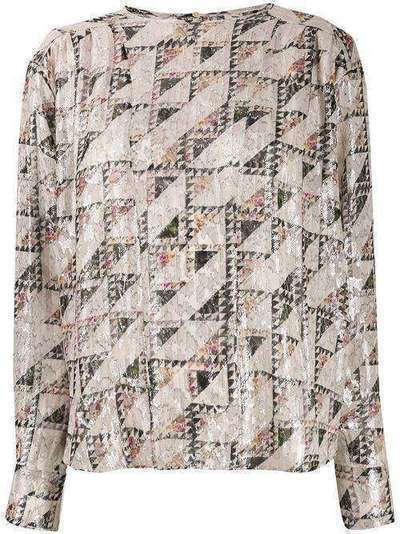 Isabel Marant блузка с геометричным принтом HT089619H032I
