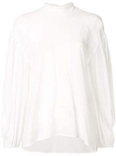 Chloé блузка с воротником-стойкой CHC19AH77004