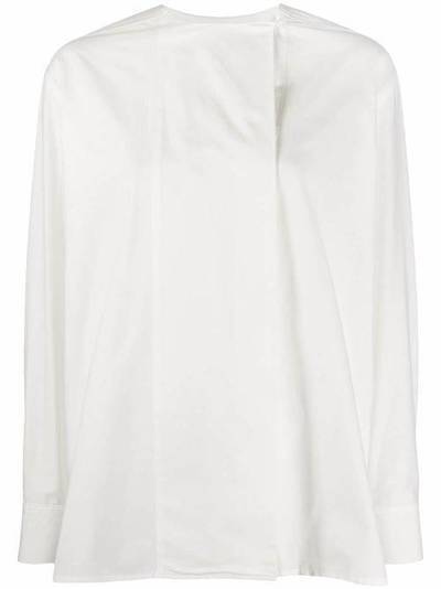 Paul Smith long-sleeved collarless blouse W1R262BA10464