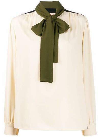 Marni блузка с контрастными вставками CAMA0294Q0TA089