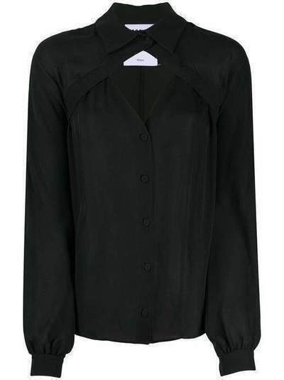 Moschino блузка с вырезами J02120437