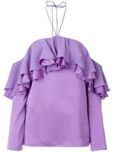 Emilio Pucci блузка с оборками 76RM2576681