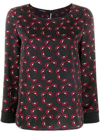 Emporio Armani блузка с принтом 5NK1AT52520