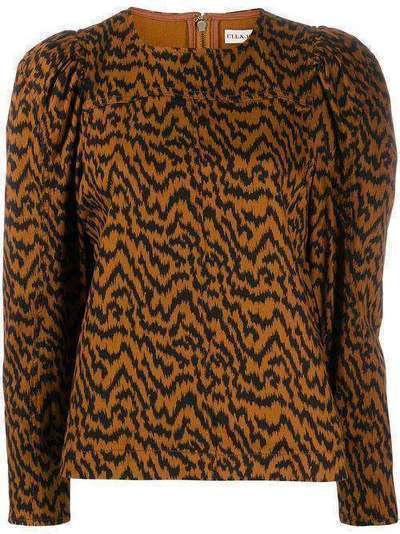 Ulla Johnson Ikat zebra print blouse FA190210