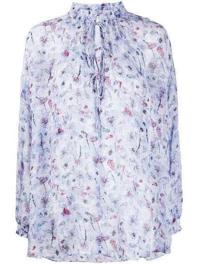 IRO блузка с цветочной вышивкой WM16SEVRIN