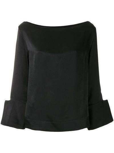 Gloria Coelho блузка с вырезом-лодочкой V20I011