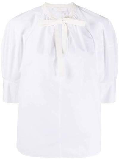 Chloé блузка с пышными рукавами CHC20UHT45041