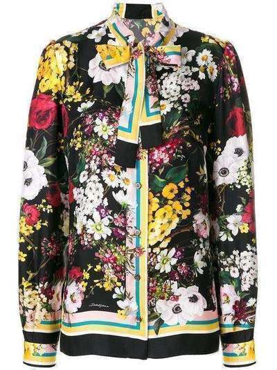 Dolce & Gabbana блузка с цветочным принтом F5I17TFH170
