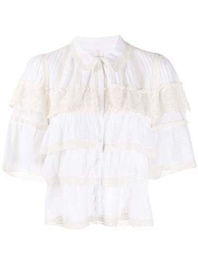 Zadig&Voltaire блузка Tiny с вышивкой SJCA3101F