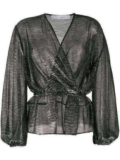 IRO полупрозрачная блузка Maryle с запахом WP16MARYLE