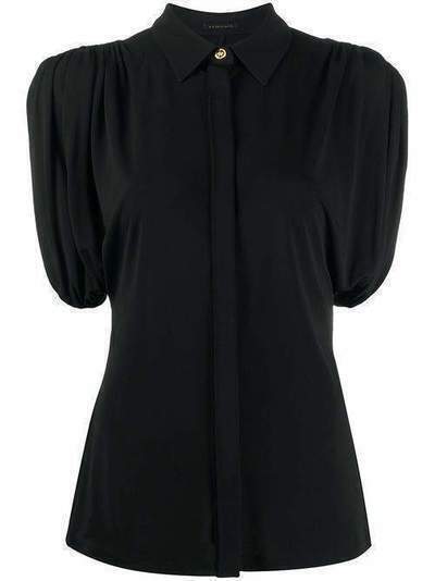 Versace блузка со сборками на рукавах A86185A208595