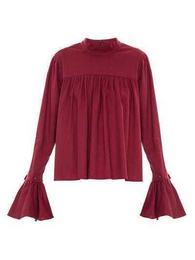Framed ruffled blouse 233330
