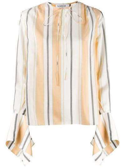 LANVIN блузка с разрезами на манжетах RWTO631U4352P20