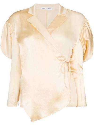 Rejina Pyo блузка с запахом и пышными рукавами C244