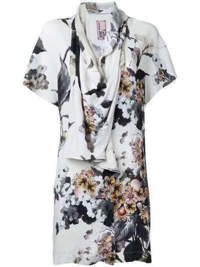 Antonio Marras драпированная блузка с цветочным принтом LB1038D90
