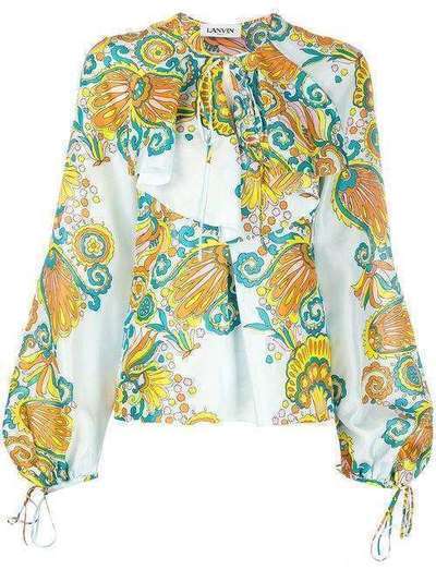 LANVIN блузка с цветочным принтом RWTO63314338P20
