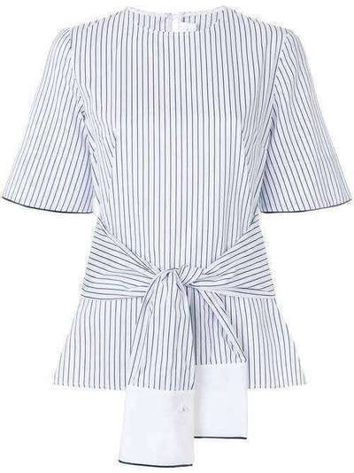 Victoria Victoria Beckham полосатая блузка с запахом TPVV109