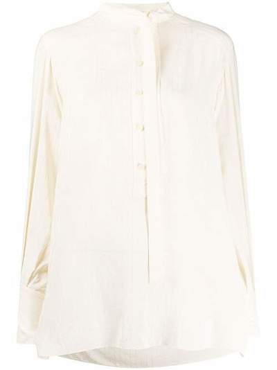 Chloé полосатая блузка с завязками CHC20UHT86307
