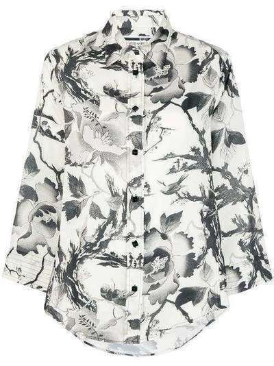 McQ Alexander McQueen блузка с цветочным принтом 594940ROF06