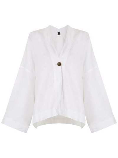 Osklen блузка со вставками 59485